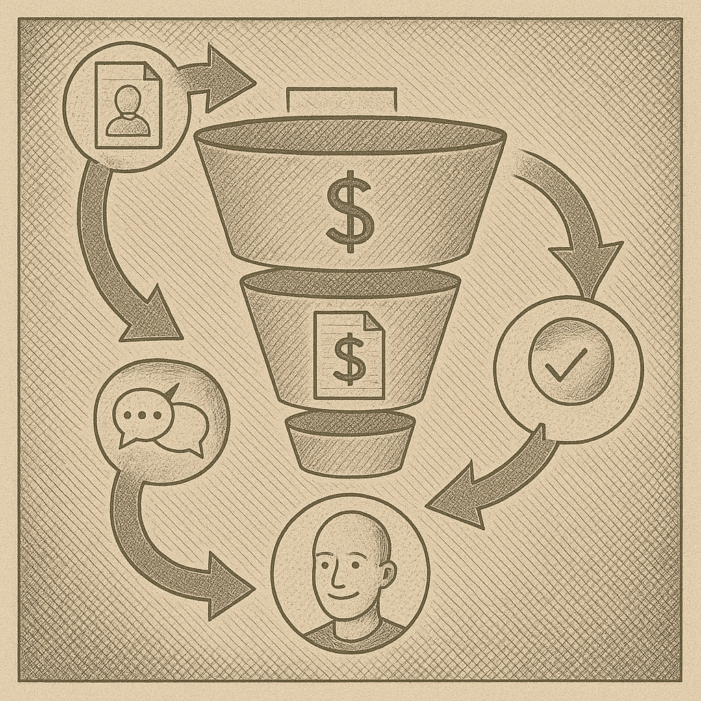 Sales funnel loop